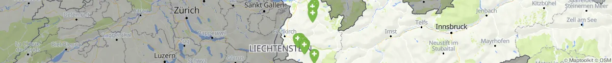 Map view for Pharmacies emergency services nearby Warth (Bregenz, Vorarlberg)